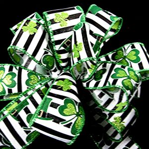 striped st. patricks ribbon