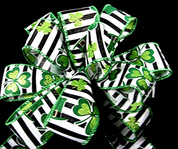 striped st. patricks ribbon