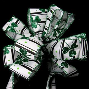 striped shamrock ribbon