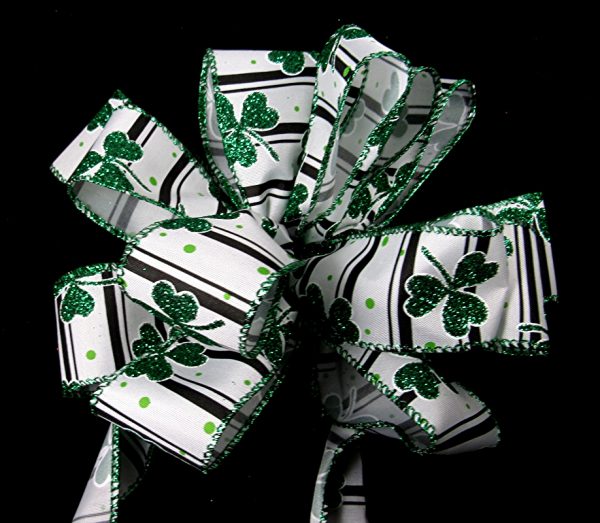 striped shamrock ribbon