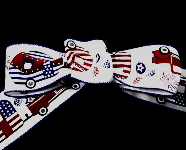 4th of July Camping Ribbon