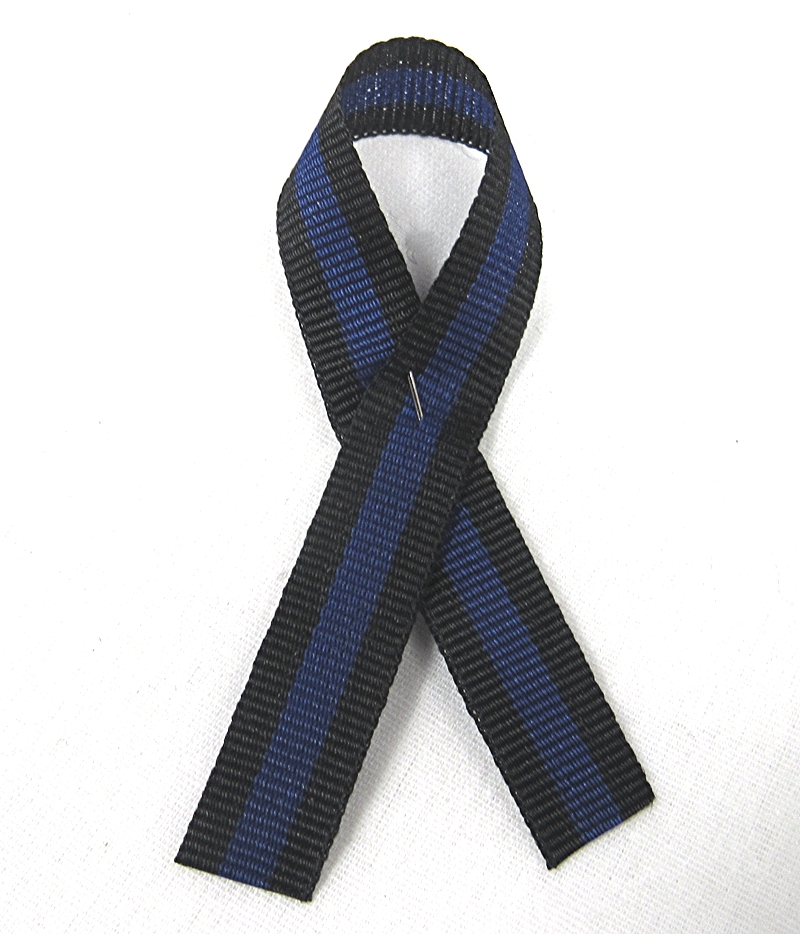 Police Support Ribbon from American Ribbon Manufacturer