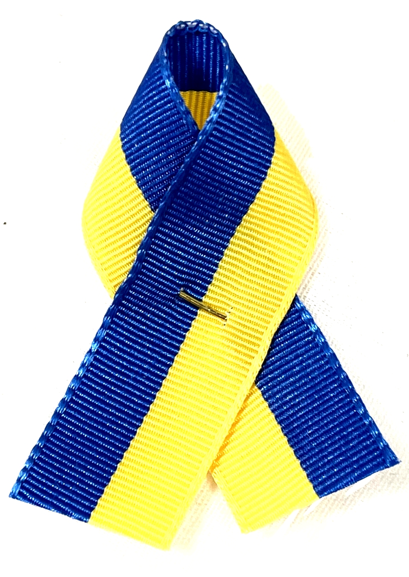 Blue Yellow Ribbon Ukraine Blue Yellow Ribbon Rolls Ukrainian Flag Ribbons  For Hair Bows Headband Wristband DIY Craft Supplies - AliExpress