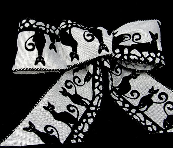 black cat ribbon