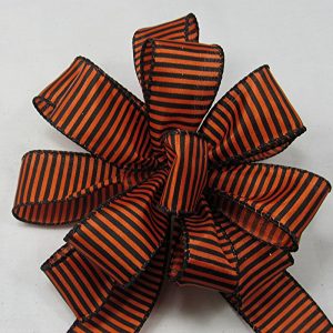 orange striped ribbon