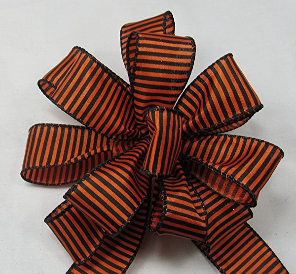 orange striped ribbon