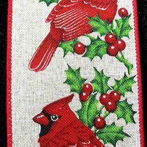 wired cardinal ribbon