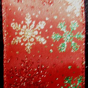 snowflakes ribbon