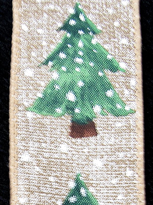 wired fir tree ribbon