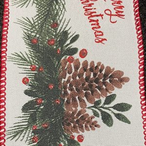 christmas garland ribbon