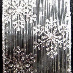 sheer snowflake ribbon