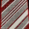 Wired Linen Candy Cane Stripes - Image 2