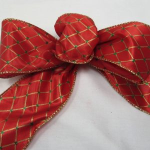 Diamond Pattern Christmas Ribbon