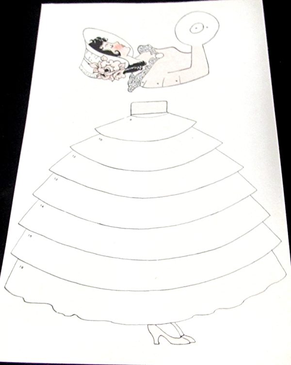 Paper Ribbon Doll Pattern - Image 4