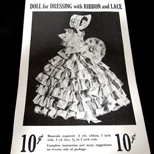 Paper Ribbon Doll Patterns