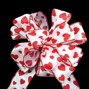 Valentine Ribbon Wired Tristan #40 x 10 Yards - Potomac Floral Wholesale