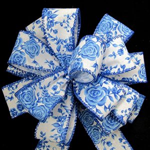 blue rose ribbon
