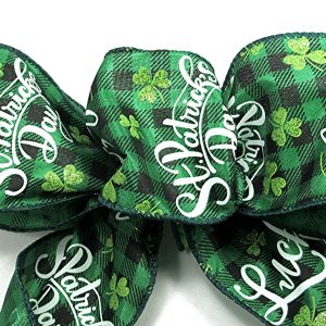 St. Patricks Day Check Ribbon