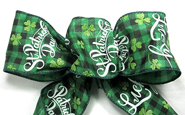 St. Patricks Day Check Ribbon