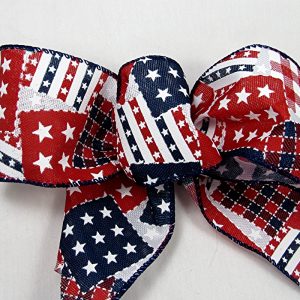 wired patriotic ribbon