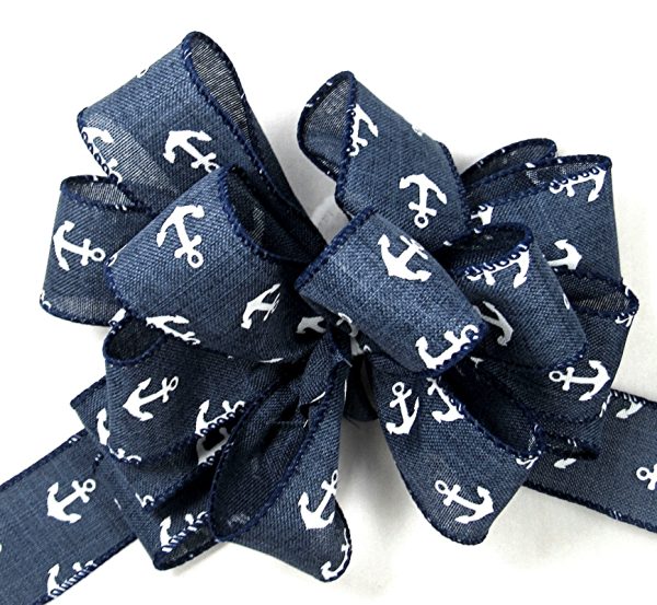 wired anchor ribbon