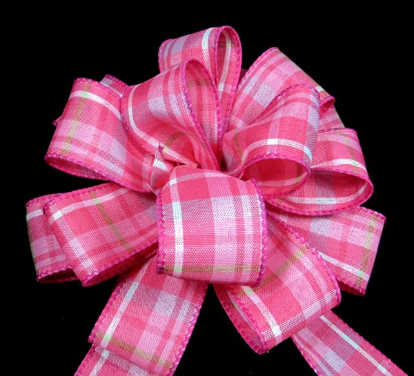 wired hot pink plaid