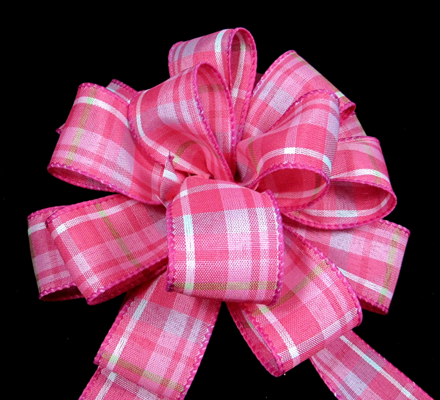 #9 New Hot Pink Satin Acetate Ribbon (100 Yards)