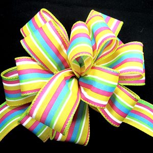 wired stripe ribbon