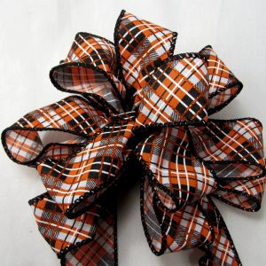 halloween plaid ribbon