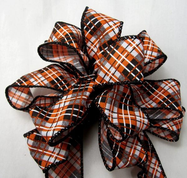 halloween plaid ribbon