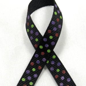 thin polka dot ribbon