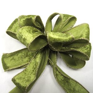 moss velvet ribbon