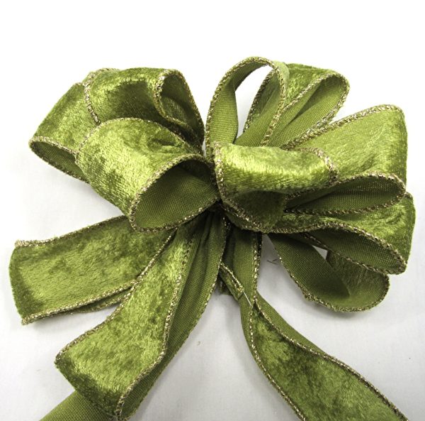 moss velvet ribbon