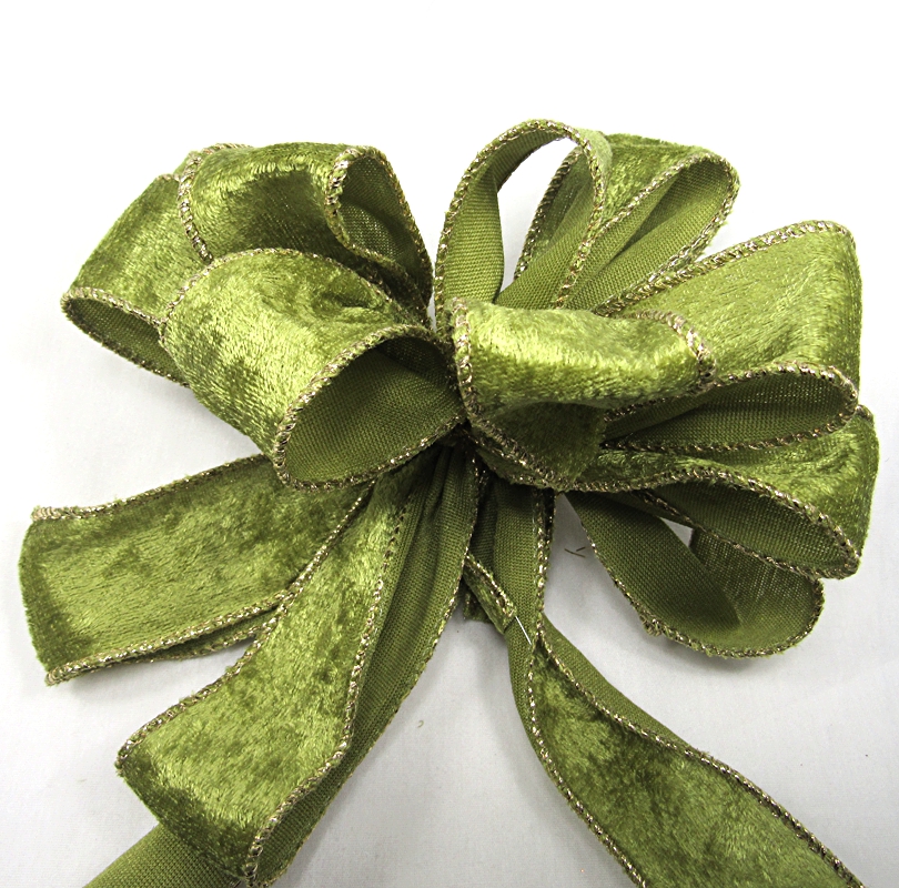 Moss Velvet Ribbon from American Ribbon Manufacturers In