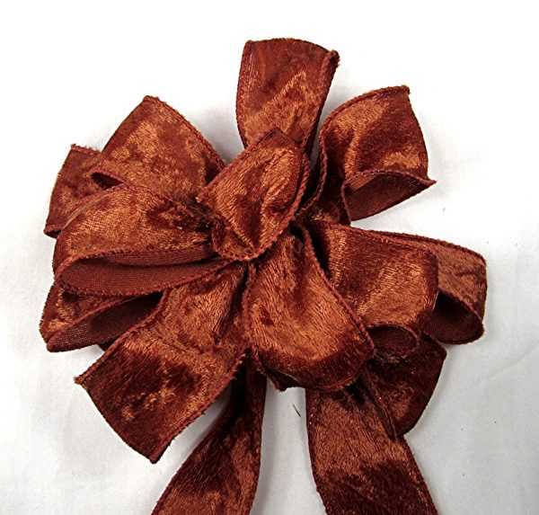 rust velvet ribbon