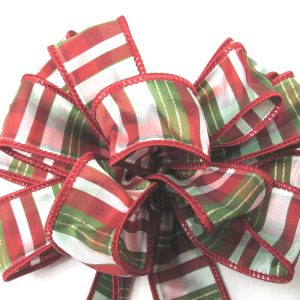 Christmas plaid ribbon
