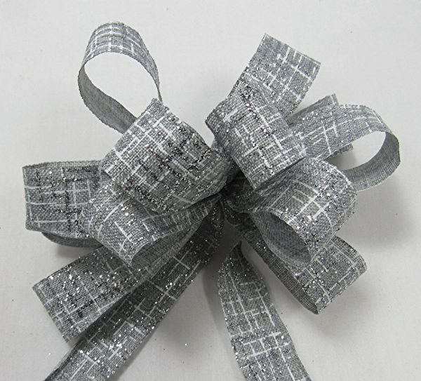 glitter tweed ribbon