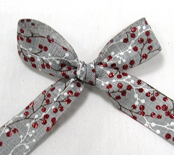 Linen Glitter Holly Berries - Image 3