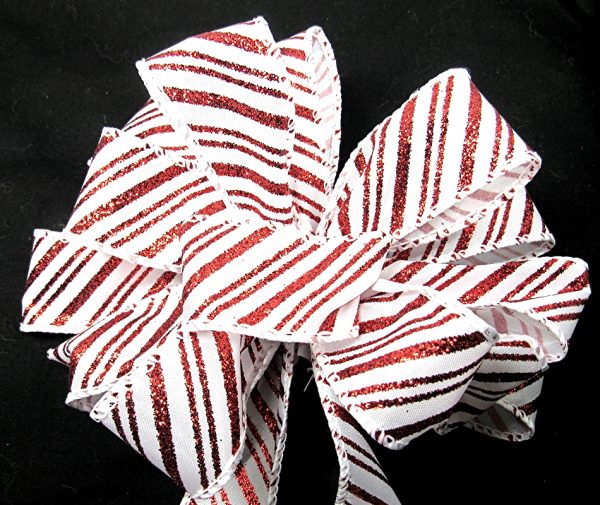 candy cane stripe ribbon