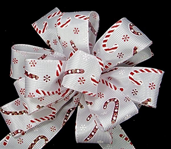 wired candy cane ribbon