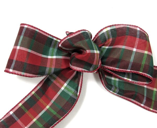 san nicola plaid ribbon