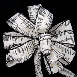 sheet music ribbon