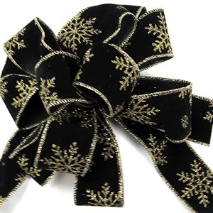 velvet snowflakes ribbon