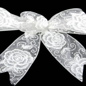 sheer roses ribbon