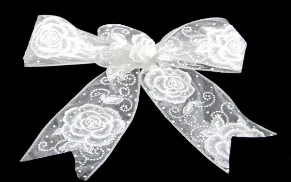 sheer roses ribbon