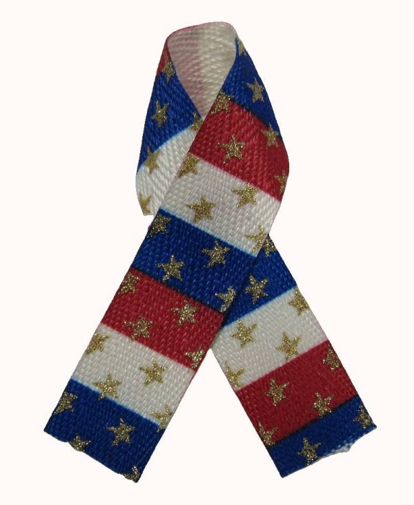 patriotic twill ribbon