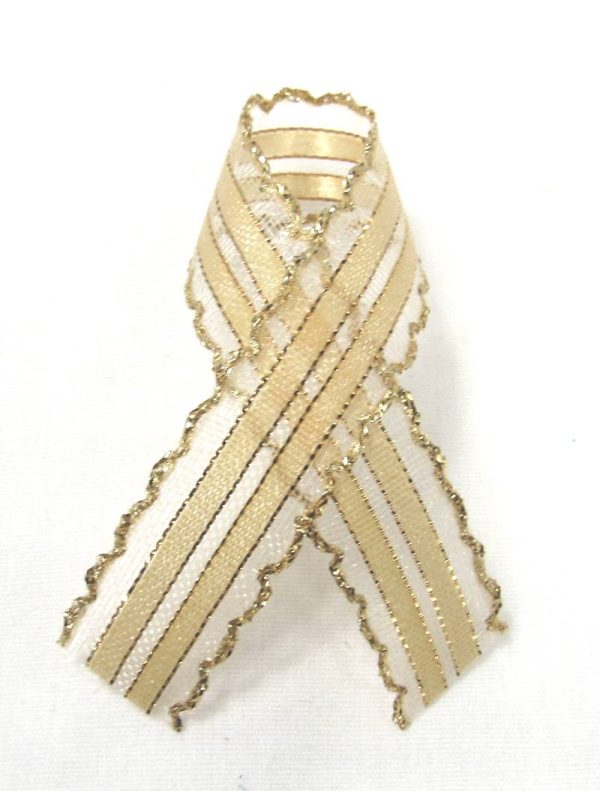 scalloped Metallic Ribbon