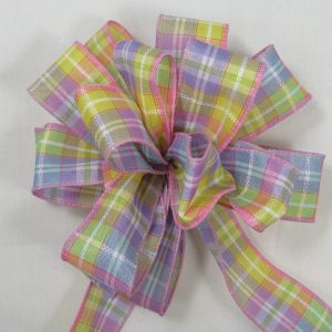 Wired Spring plaid ribbon