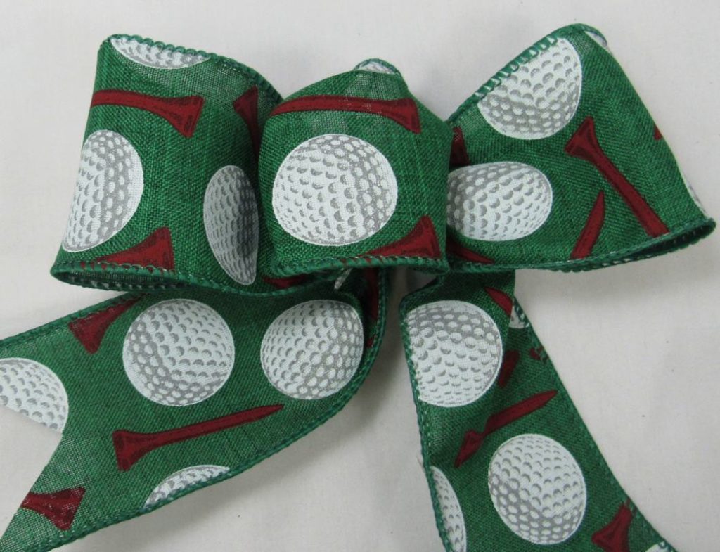 Blue Golf Ribbon Golf ball Ribbon from American Ribbon Manufacturers