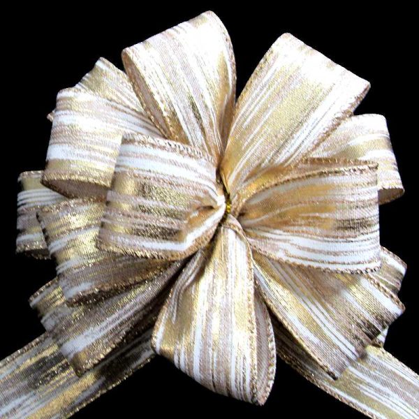wired gold ribbon